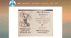 Desktop Screenshot of delbaptist.org